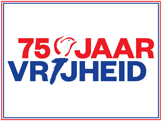 75 jaar vrijheid (logo)